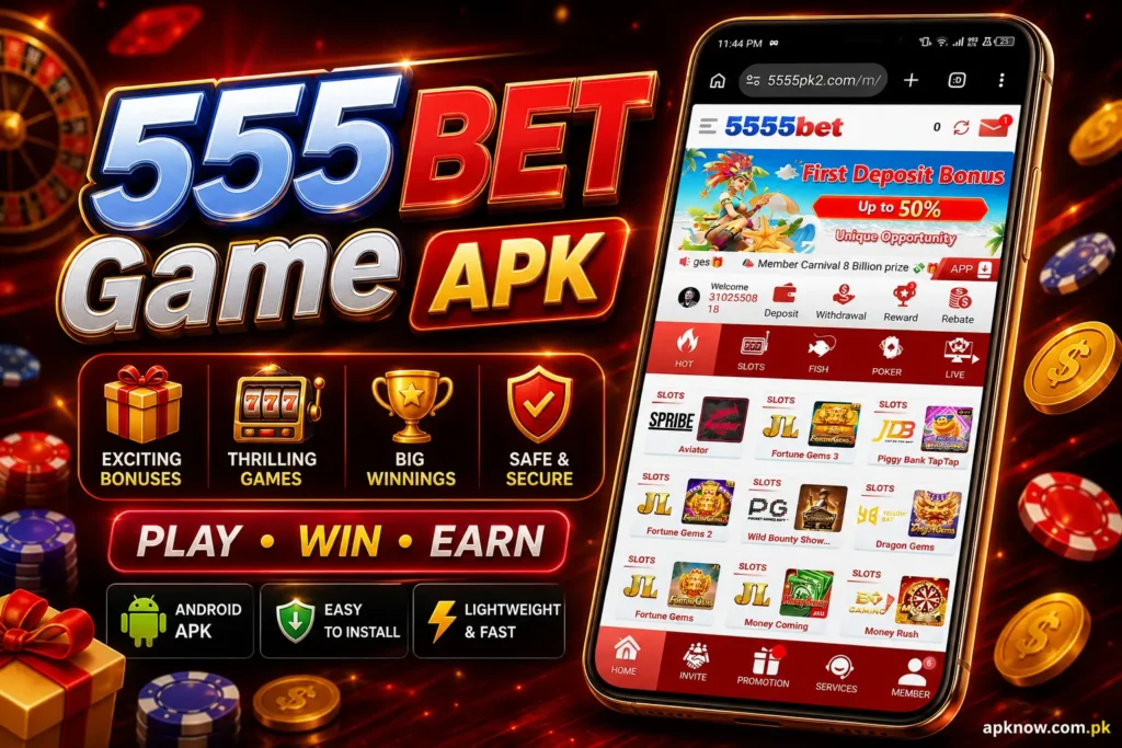 5555Bet Game Pakistan – Real Money Earning App | Download APK 2026 screenshot 4