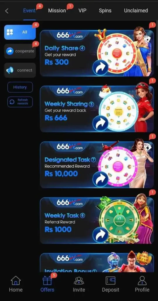 666W Game Pakistan – Casino, Slots & Real Earning App | Download APK 2026 screenshot 4