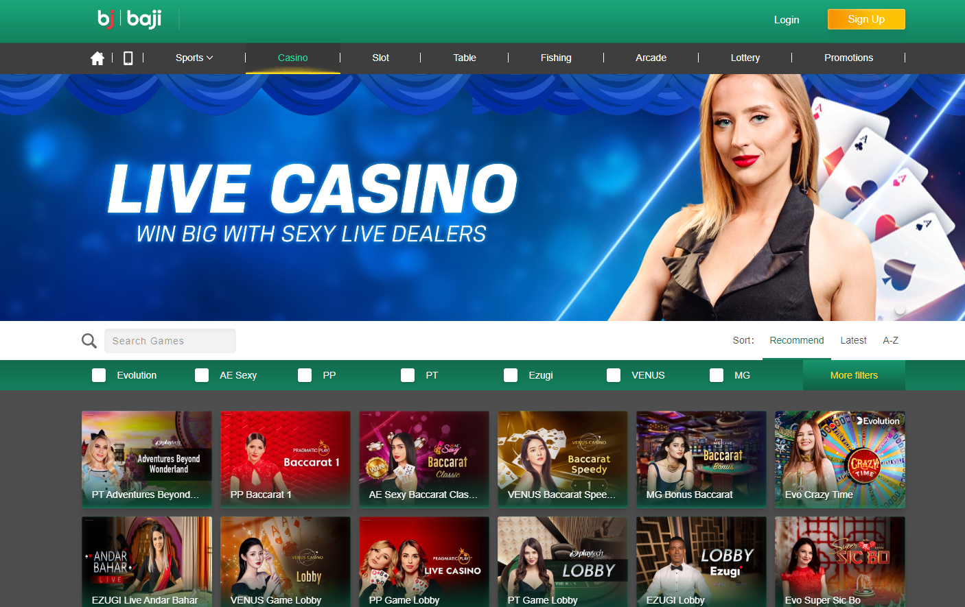 Baji Game Pakistan – Sports Betting, Live Casino & BJ Baji App | Download APK 2026 screenshot 2