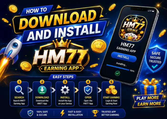 HM77 Game Pakistan – Real Money Earning App | Download APK 2026 screenshot 2