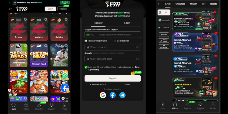 P999 Game Pakistan – Lottery, Slots & Real Earning App | Download APK 2026 screenshot 4