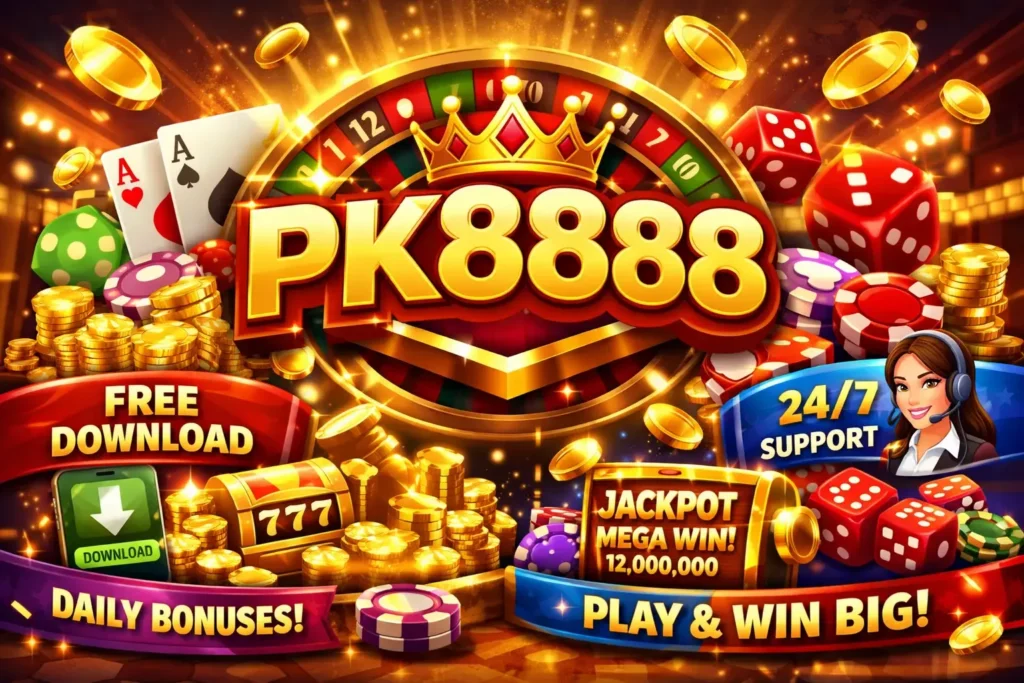 PK8888 Game Pakistan – Casino, Slots & Real Earning App | Download APK 2026 screenshot 2