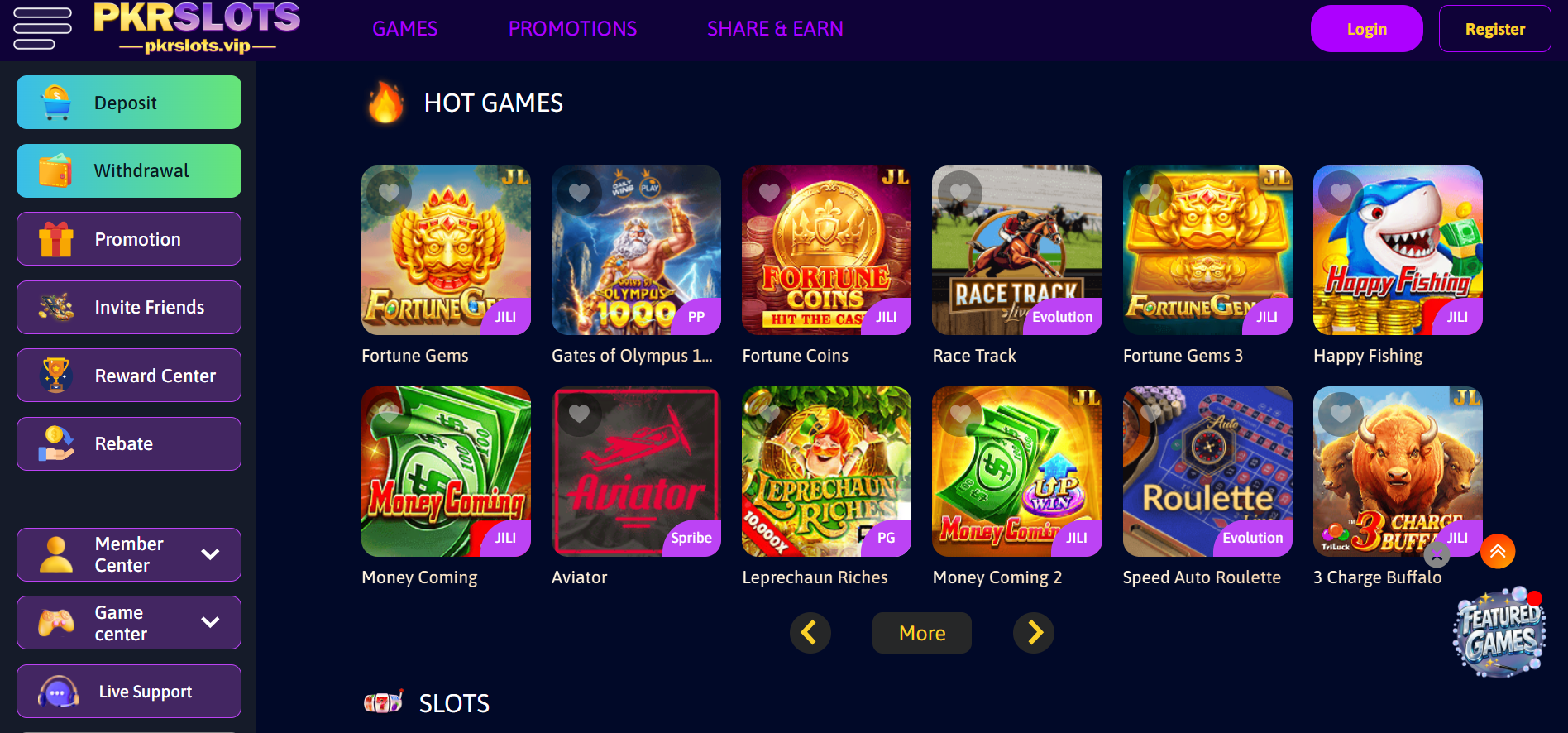 PKR Slots APK Pakistan – Real Earning App | Download APK 2026 screenshot