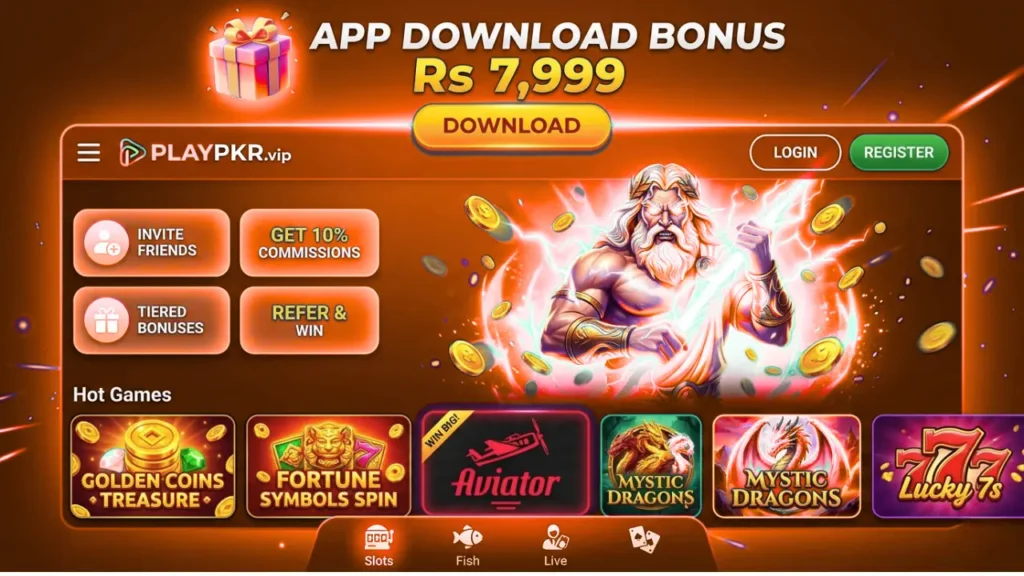 PlayPKR Game Pakistan – Slots, Cricket & Real Earning App | Download APK 2026 screenshot 2