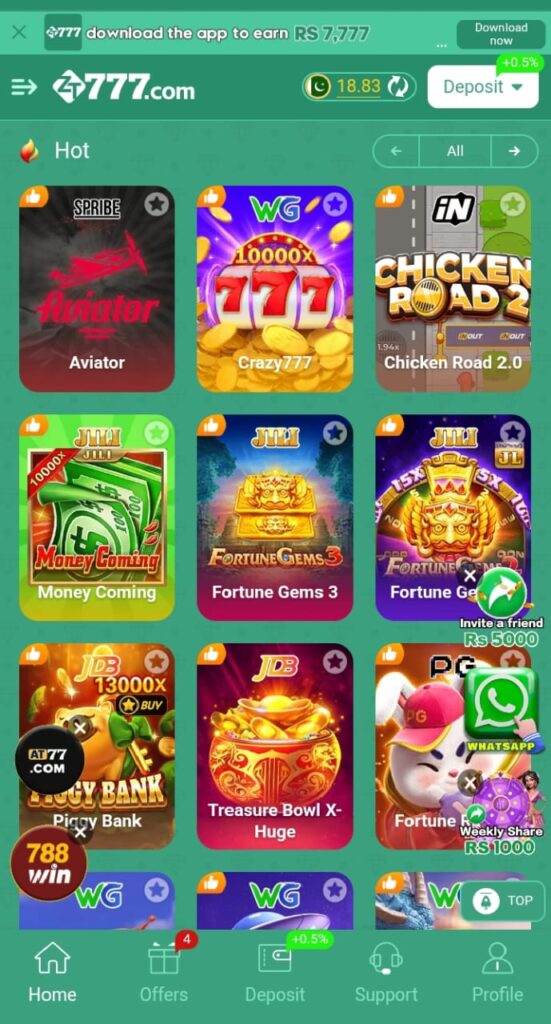ZT777 Game Pakistan – Real Money Earning App | Download APK 2026 screenshot 1